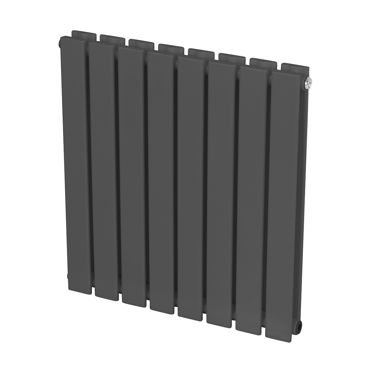 Sealey Baridi Horizontal Radiator Contemporary Double Flat Panel Design 600 x 560mm – Anthracite Model No-DH339