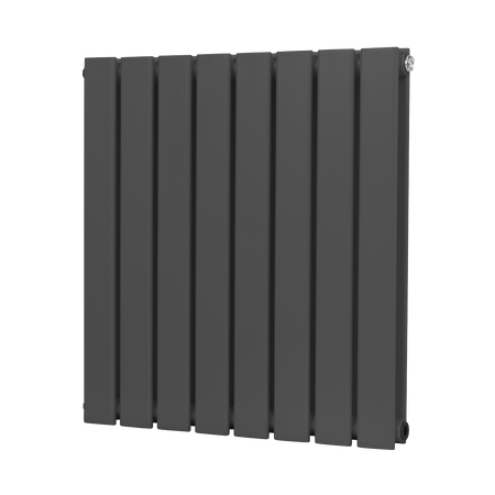 Sealey Baridi Horizontal Radiator Contemporary Double Flat Panel Design 600 x 560mm – Anthracite Model No-DH339