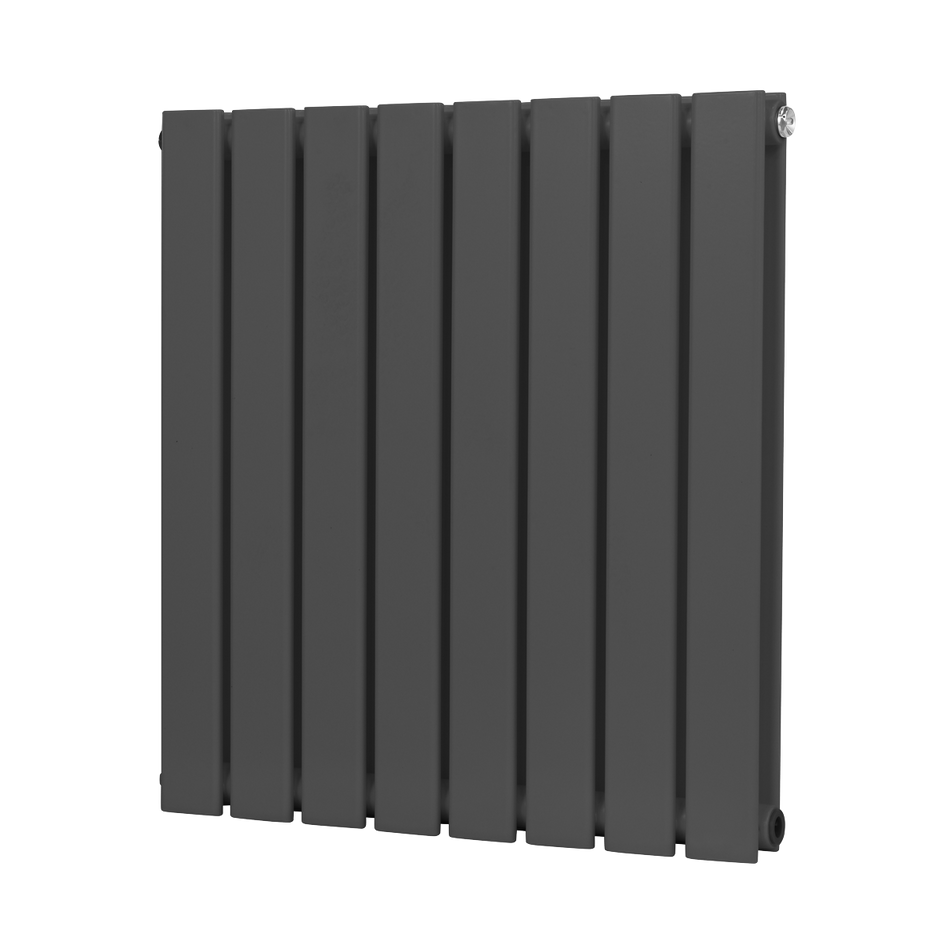 Sealey Baridi Horizontal Radiator Contemporary Double Flat Panel Design 600 x 560mm – Anthracite Model No-DH339