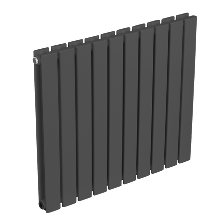 Sealey Baridi Horizontal Radiator Contemporary Double Flat Panel Design 600 x 700mm – Anthracite Model No-DH340