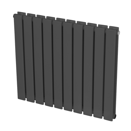 Sealey Baridi Horizontal Radiator Contemporary Double Flat Panel Design 600 x 700mm – Anthracite Model No-DH340