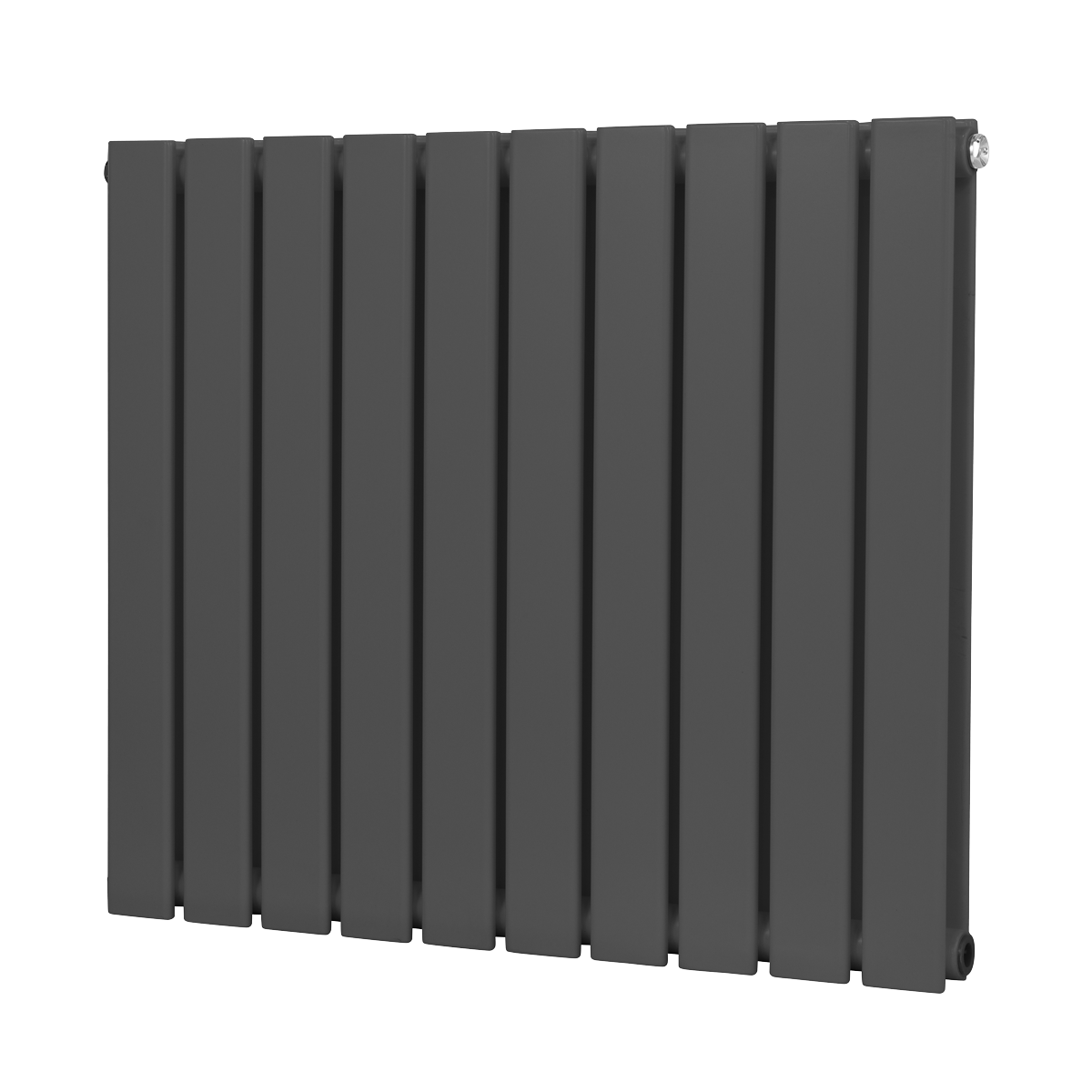 Sealey Baridi Horizontal Radiator Contemporary Double Flat Panel Design 600 x 700mm – Anthracite Model No-DH340