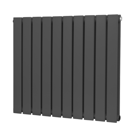 Sealey Baridi Horizontal Radiator Contemporary Double Flat Panel Design 600 x 700mm – Anthracite Model No-DH340