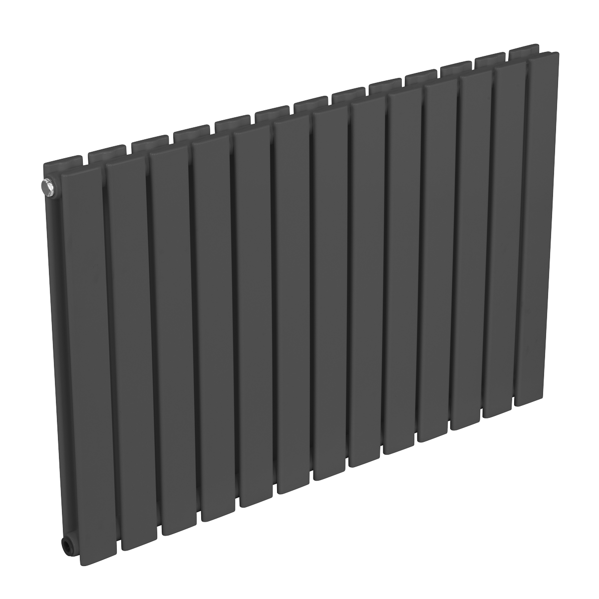 Sealey Baridi Horizontal Radiator Contemporary Double Flat Panel Design 600 x 910mm – Anthracite Model No-DH341
