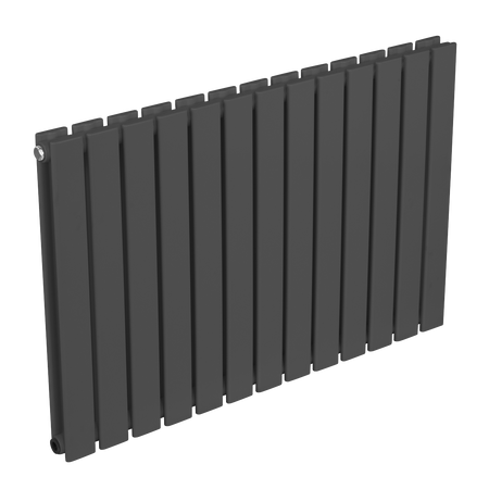 Sealey Baridi Horizontal Radiator Contemporary Double Flat Panel Design 600 x 910mm – Anthracite Model No-DH341