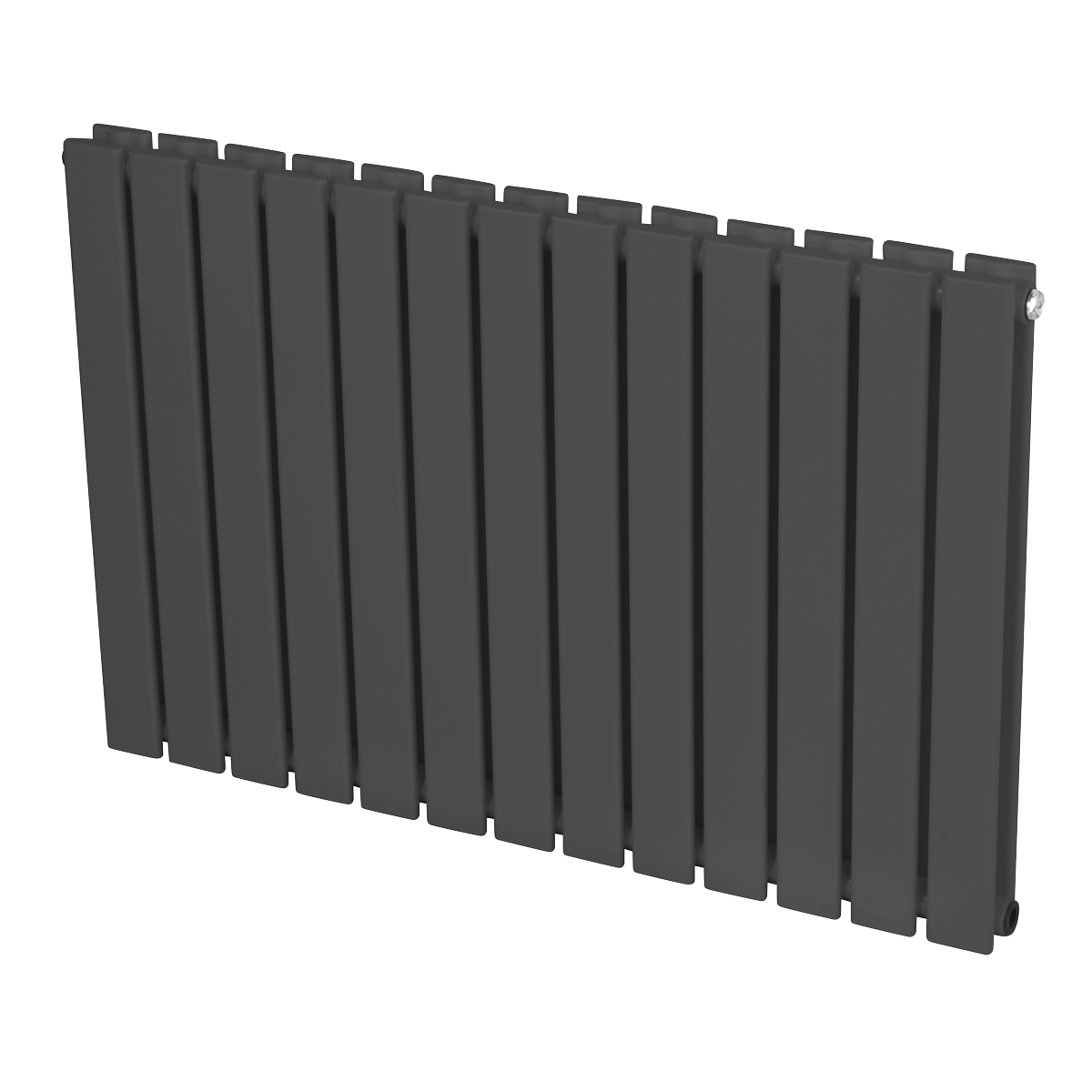 Sealey Baridi Horizontal Radiator Contemporary Double Flat Panel Design 600 x 910mm – Anthracite Model No-DH341