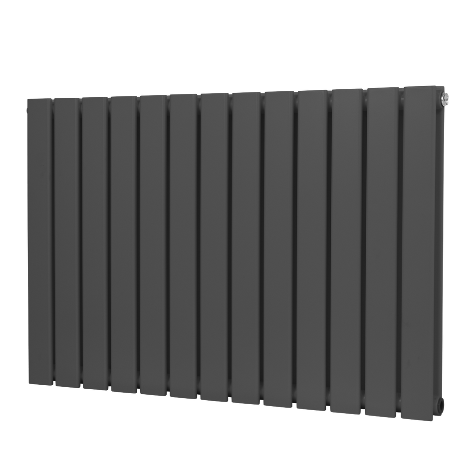 Sealey Baridi Horizontal Radiator Contemporary Double Flat Panel Design 600 x 910mm – Anthracite Model No-DH341
