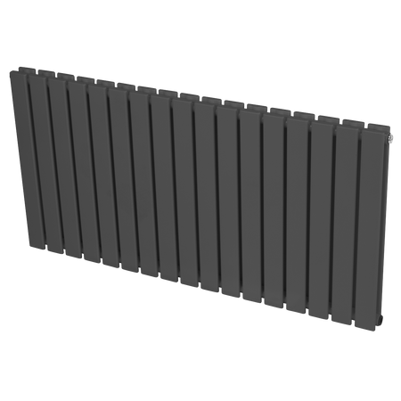 Sealey Baridi Horizontal Radiator Contemporary Double Flat Panel Design 600 x 1190mm – Anthracite Model No-DH342