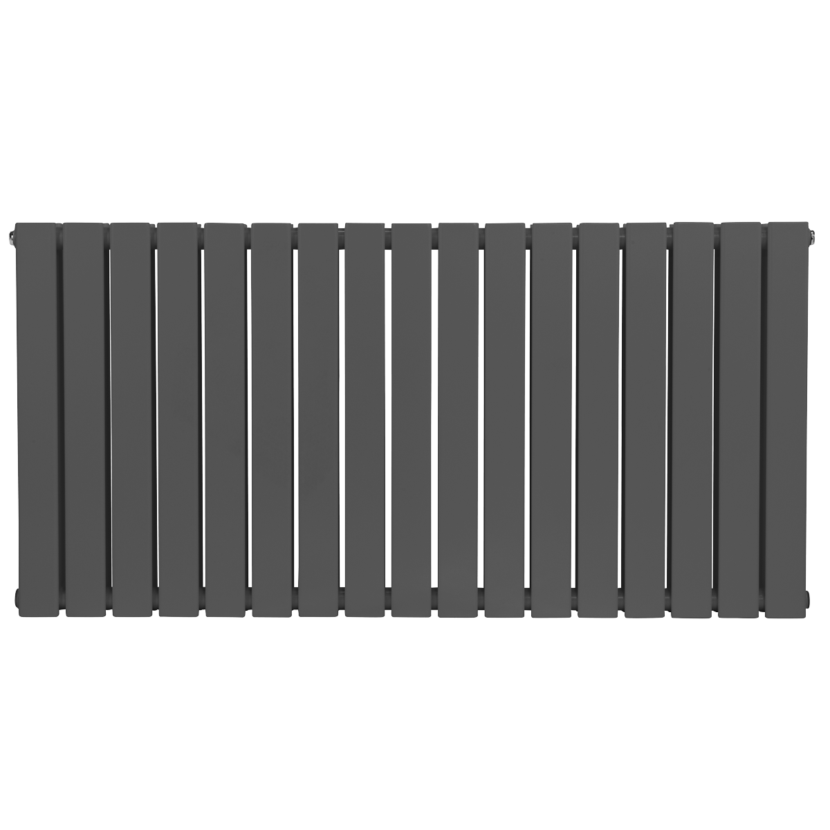 Sealey Baridi Horizontal Radiator Contemporary Double Flat Panel Design 600 x 1190mm – Anthracite Model No-DH342