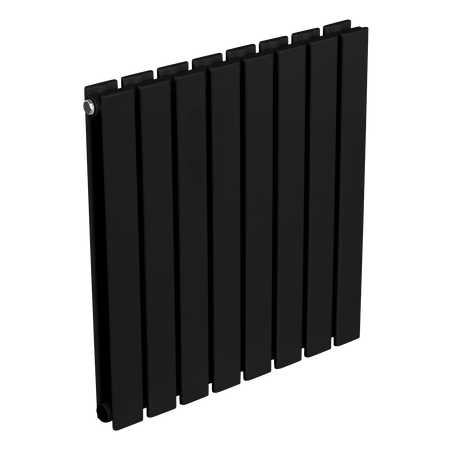 Sealey Baridi Horizontal Radiator Contemporary Double Flat Panel Design 600 x 560mm – Black Model No-DH344