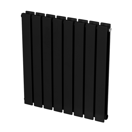 Sealey Baridi Horizontal Radiator Contemporary Double Flat Panel Design 600 x 560mm – Black Model No-DH344