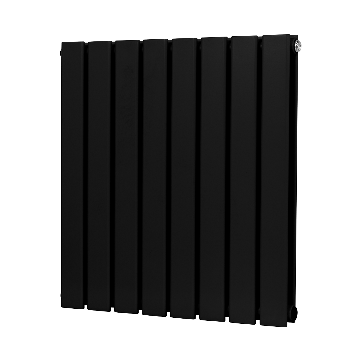Sealey Baridi Horizontal Radiator Contemporary Double Flat Panel Design 600 x 560mm – Black Model No-DH344