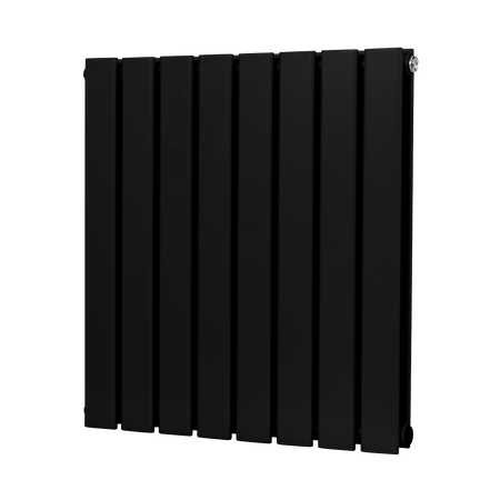 Sealey Baridi Horizontal Radiator Contemporary Double Flat Panel Design 600 x 560mm – Black Model No-DH344