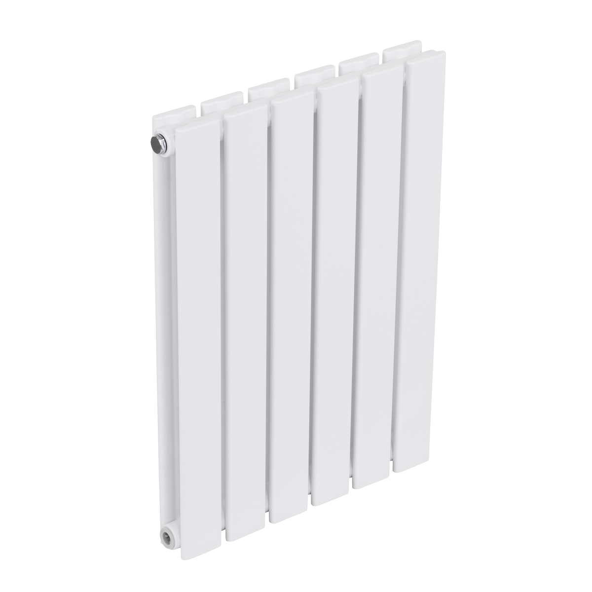 Sealey Baridi Horizontal Radiator Contemporary Double Flat Panel Design 600 x 420mm – White Model No-DH348