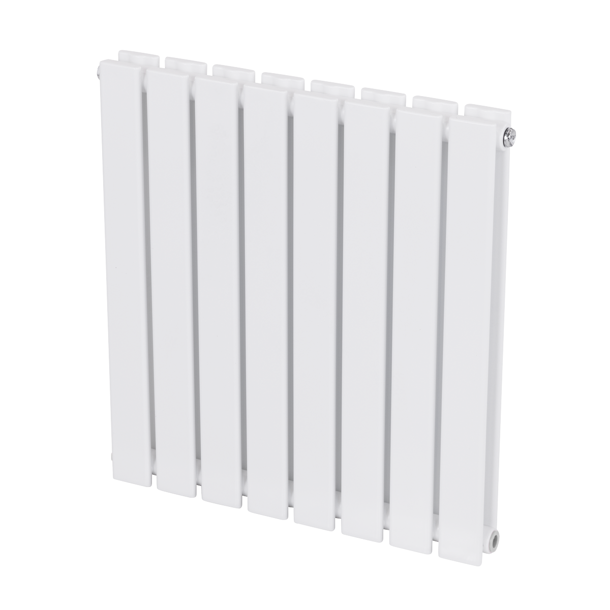 Sealey Baridi Horizontal Radiator Contemporary Double Flat Panel Design 600 x 560mm – White Model No-DH349