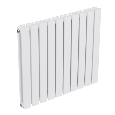 Sealey Baridi Horizontal Radiator Contemporary Double Flat Panel Design 600 x 700mm - White Model No-DH350