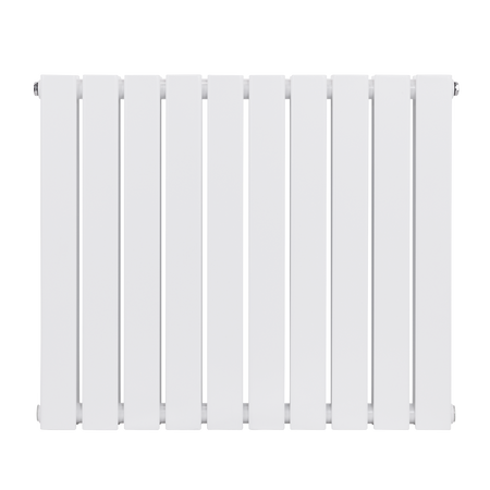 Sealey Baridi Horizontal Radiator Contemporary Double Flat Panel Design 600 x 700mm - White Model No-DH350