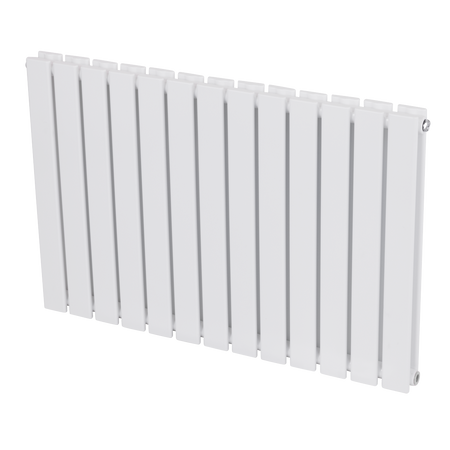 Sealey Baridi Horizontal Radiator Contemporary Double Flat Panel Design 600 x 910mm – White Model No-DH351