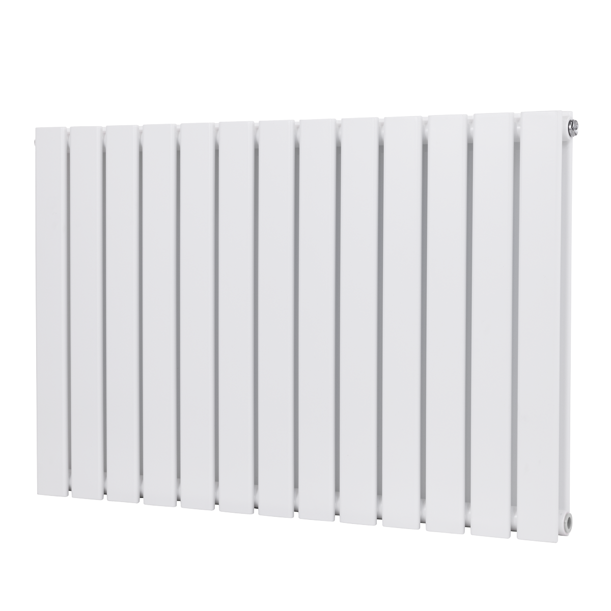 Sealey Baridi Horizontal Radiator Contemporary Double Flat Panel Design 600 x 910mm – White Model No-DH351