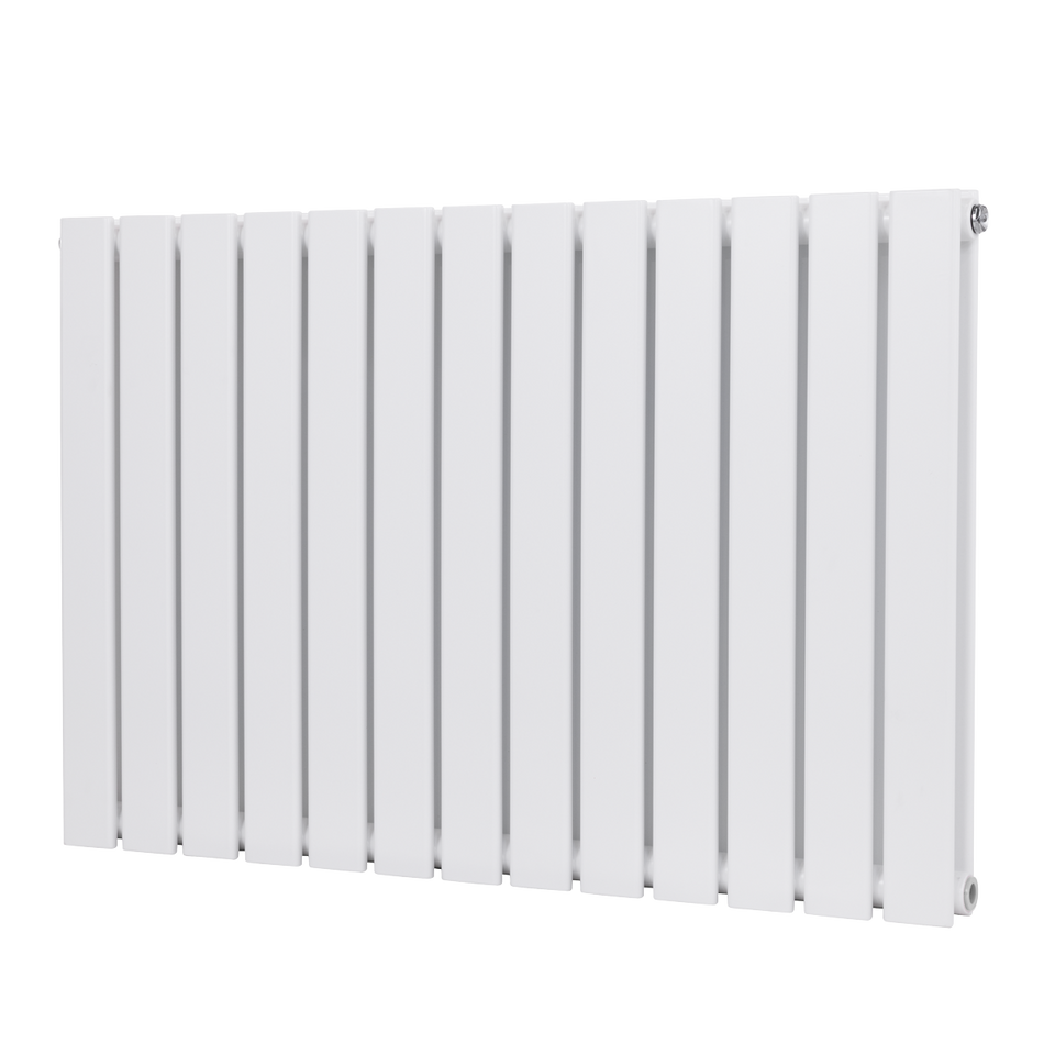 Sealey Baridi Horizontal Radiator Contemporary Double Flat Panel Design 600 x 910mm – White Model No-DH351