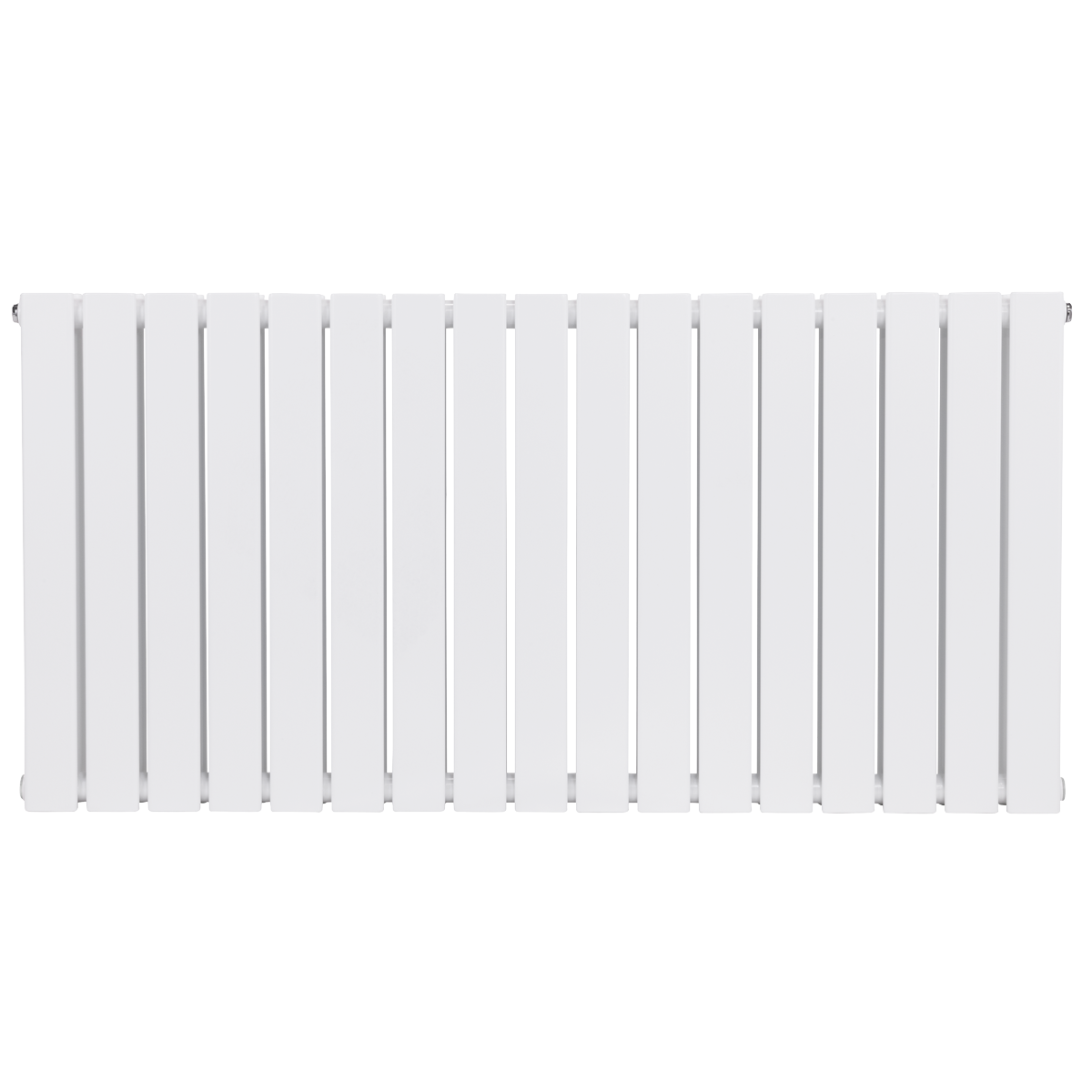 Sealey Baridi Horizontal Radiator Contemporary Double Flat Panel Design 600 x 1190mm – White Model No-DH352