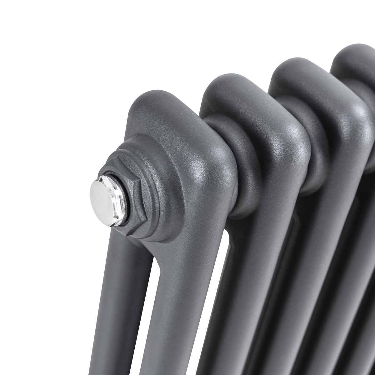 Sealey Baridi Horizontal Traditional 2 Column Radiator 600 x 607mm – Anthracite Model No-DH357