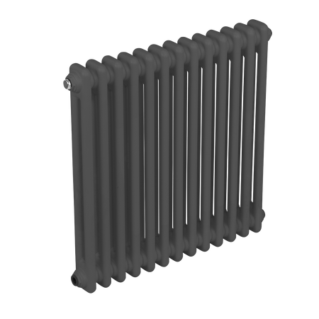 Sealey Baridi Horizontal Traditional 2 Column Radiator 600 x 607mm – Anthracite Model No-DH357