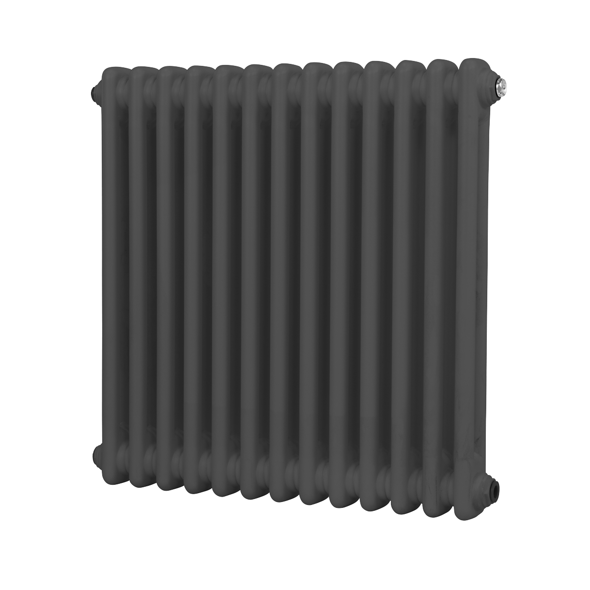 Sealey Baridi Horizontal Traditional 2 Column Radiator 600 x 607mm – Anthracite Model No-DH357