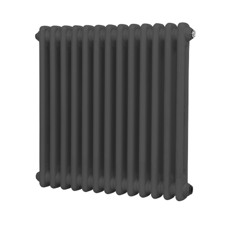 Sealey Baridi Horizontal Traditional 2 Column Radiator 600 x 607mm – Anthracite Model No-DH357