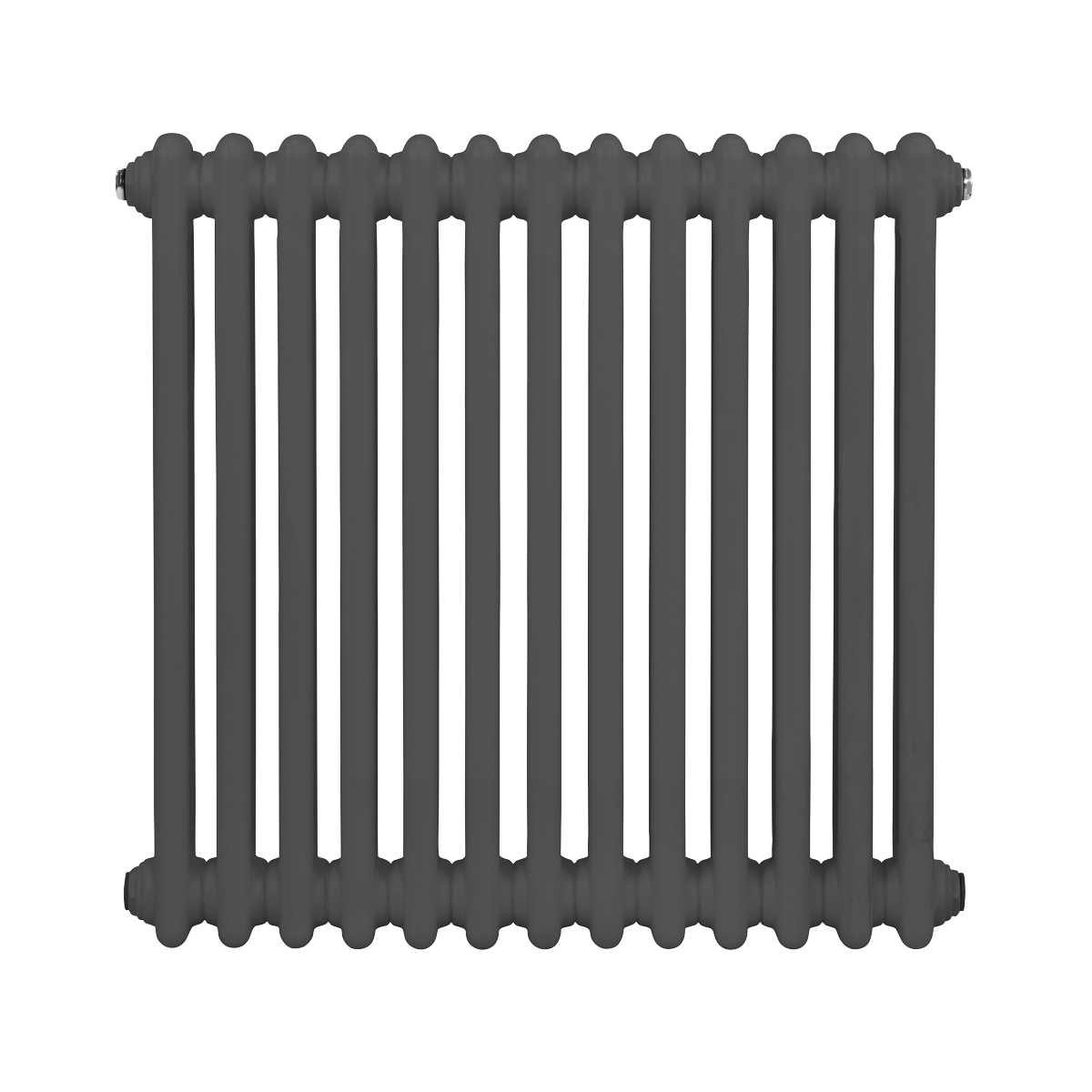 Sealey Baridi Horizontal Traditional 2 Column Radiator 600 x 607mm – Anthracite Model No-DH357