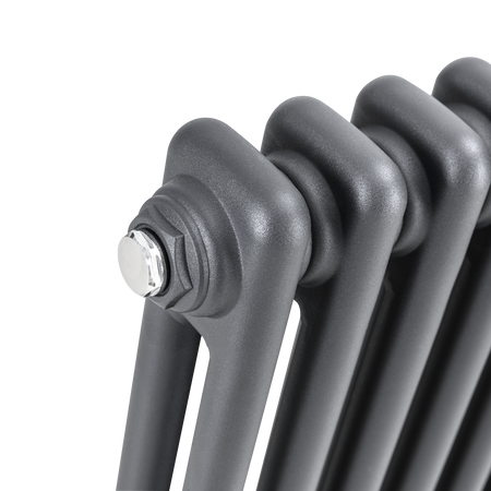 Sealey Baridi Horizontal Traditional 2 Column Radiator 600 x 832mm – Anthracite Model No-DH358