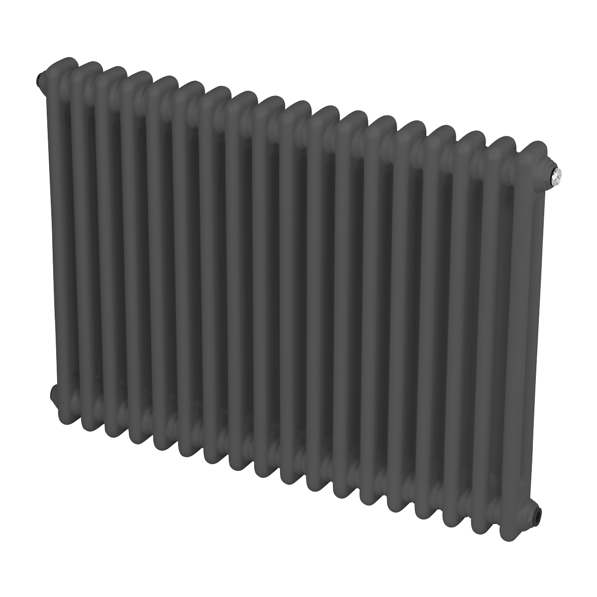 Sealey Baridi Horizontal Traditional 2 Column Radiator 600 x 832mm – Anthracite Model No-DH358
