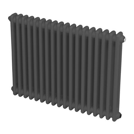 Sealey Baridi Horizontal Traditional 2 Column Radiator 600 x 832mm – Anthracite Model No-DH358