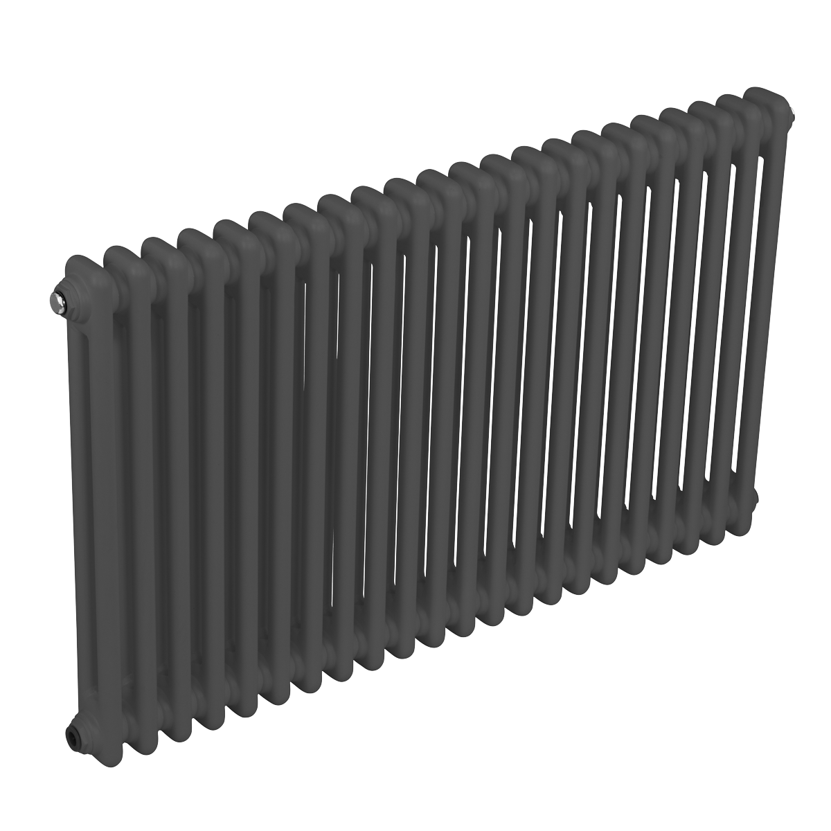Sealey Baridi Horizontal Traditional 2 Column Radiator 600 x 1012mm – Anthracite Model No-DH359