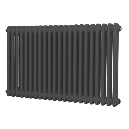Sealey Baridi Horizontal Traditional 2 Column Radiator 600 x 1012mm – Anthracite Model No-DH359
