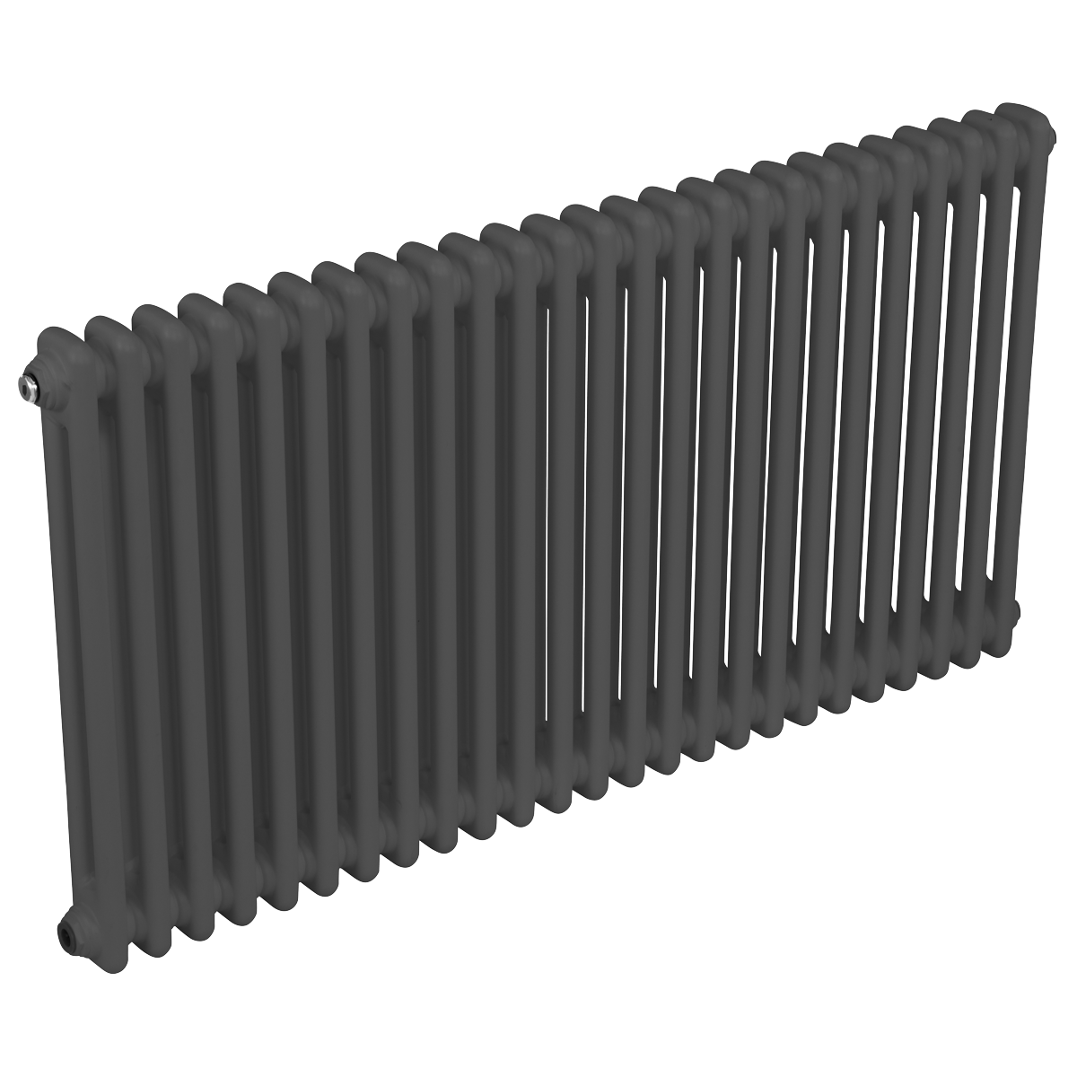 Sealey Baridi Horizontal Traditional 2 Column Radiator 600 x 1147mm – Anthracite Model No-DH360