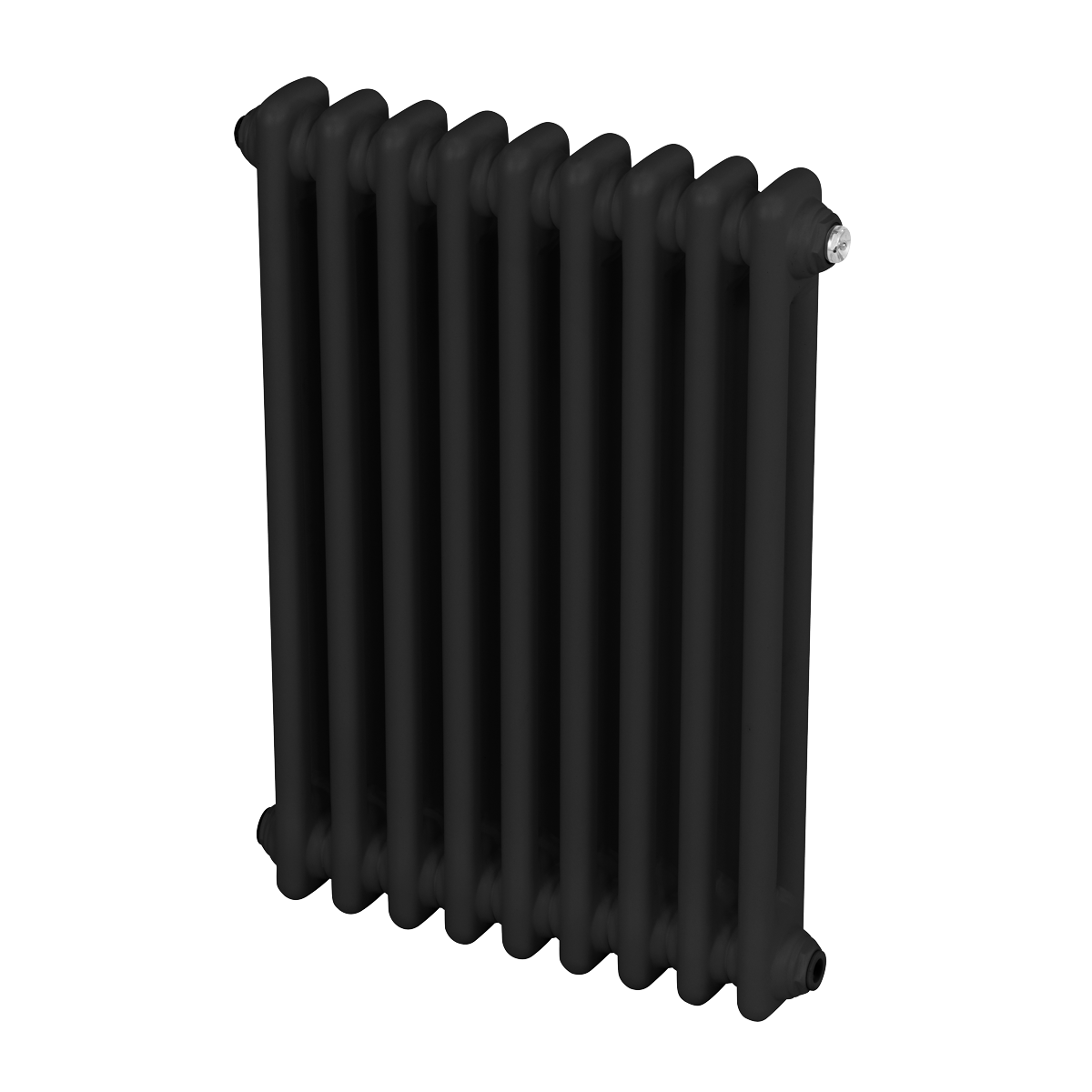 Sealey Baridi Horizontal Traditional 2 Column Radiator 600 x 427mm – Black Model No-DH361