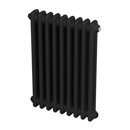 Sealey Baridi Horizontal Traditional 2 Column Radiator 600 x 427mm – Black Model No-DH361