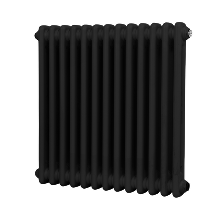 Sealey Baridi Horizontal Traditional 2 Column Radiator 600 x 607mm – Black Model No-DH362
