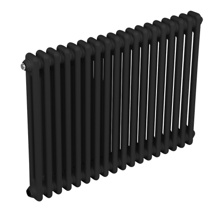 Sealey Baridi Horizontal Traditional 2 Column Radiator 600 x 832mm – Black Model No-DH363