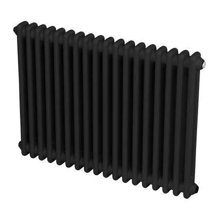 Sealey Baridi Horizontal Traditional 2 Column Radiator 600 x 832mm – Black Model No-DH363
