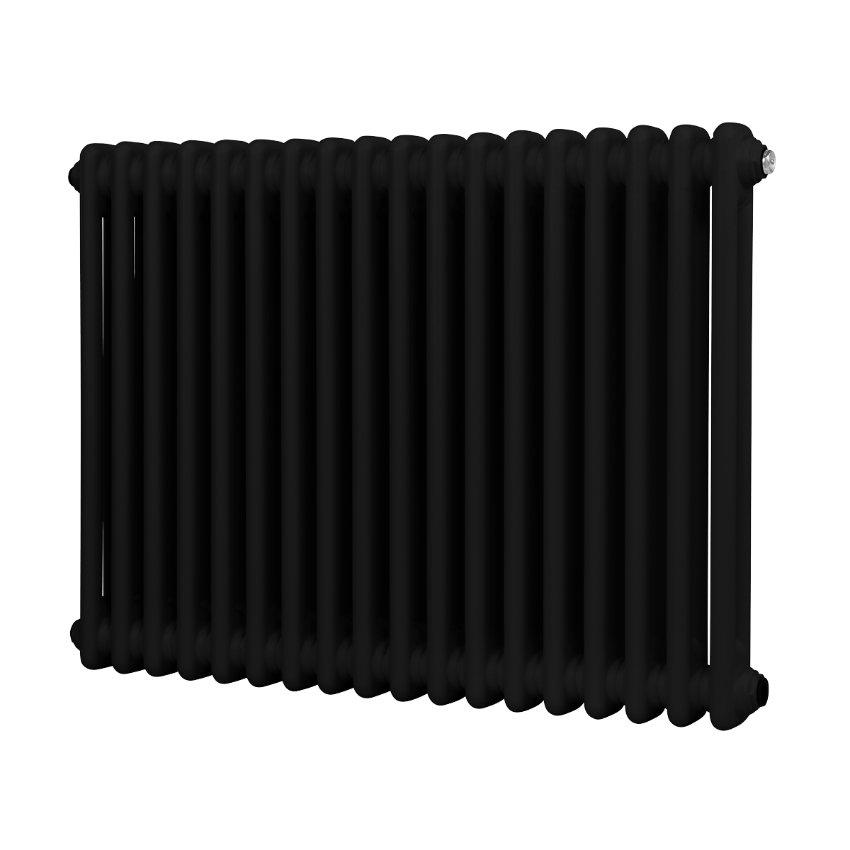 Sealey Baridi Horizontal Traditional 2 Column Radiator 600 x 832mm – Black Model No-DH363