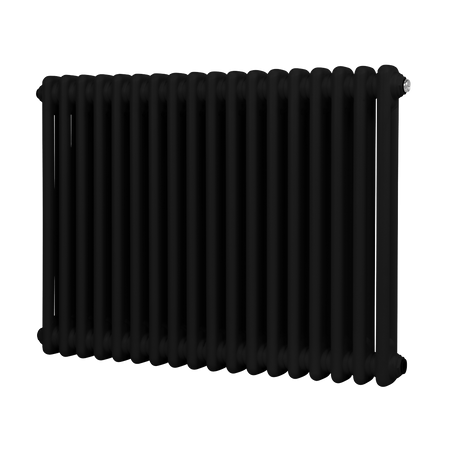 Sealey Baridi Horizontal Traditional 2 Column Radiator 600 x 832mm – Black Model No-DH363