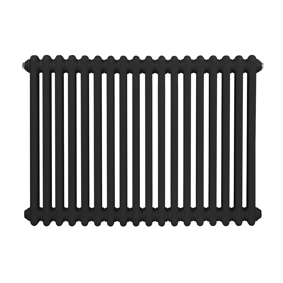 Sealey Baridi Horizontal Traditional 2 Column Radiator 600 x 832mm – Black Model No-DH363