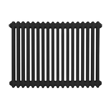 Sealey Baridi Horizontal Traditional 2 Column Radiator 600 x 832mm – Black Model No-DH363