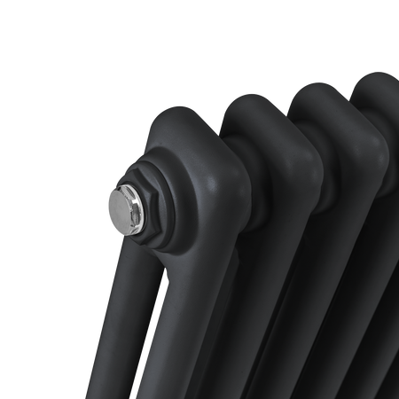 Sealey Baridi Horizontal Traditional 2 Column Radiator 600 x 1012mm – Black Model No-DH364