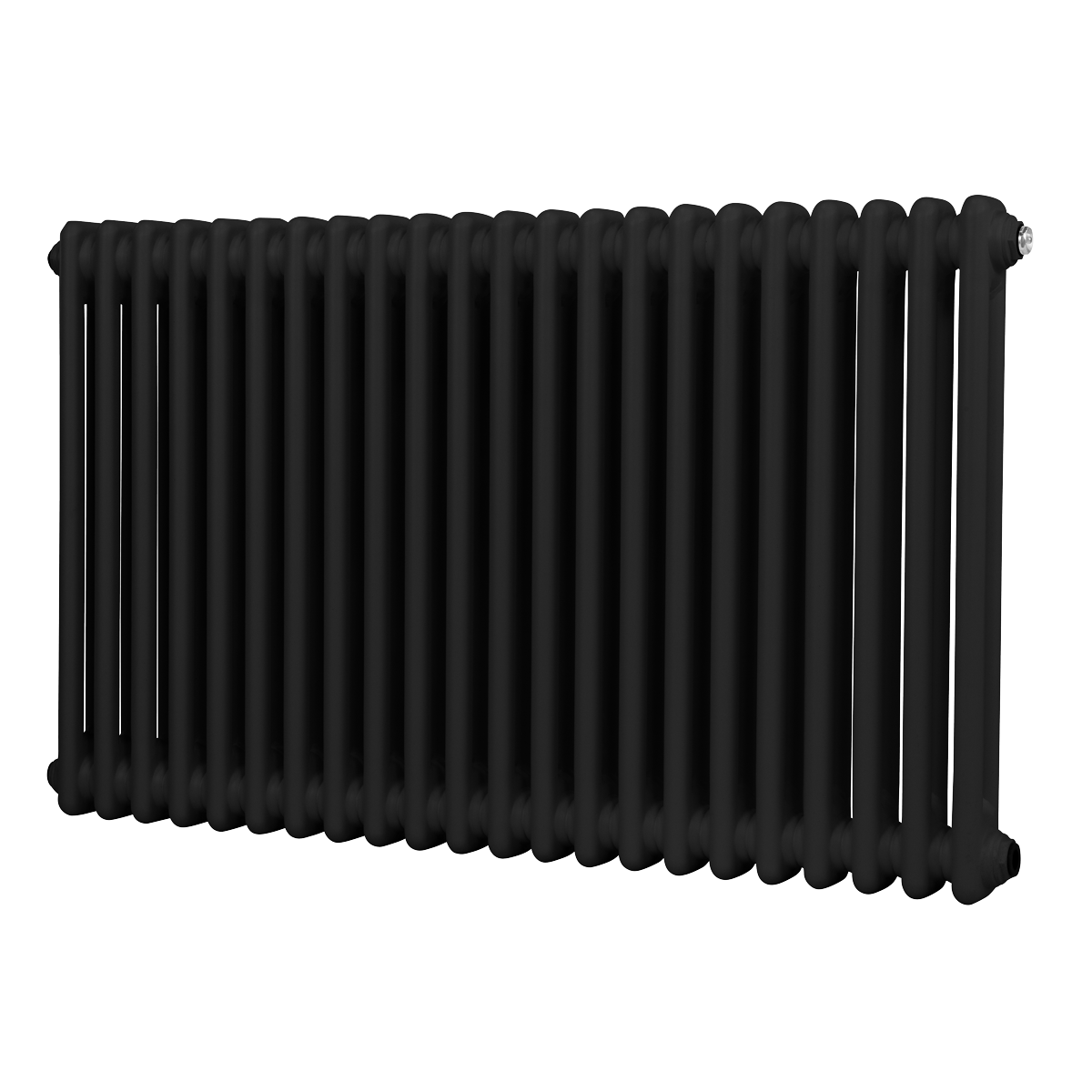 Sealey Baridi Horizontal Traditional 2 Column Radiator 600 x 1012mm – Black Model No-DH364