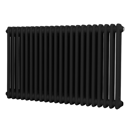 Sealey Baridi Horizontal Traditional 2 Column Radiator 600 x 1012mm – Black Model No-DH364