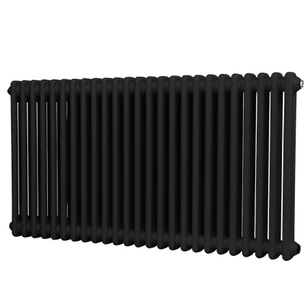 Sealey Baridi Horizontal Traditional 2 Column Radiator 600 x 1147mm – Black Model No-DH365