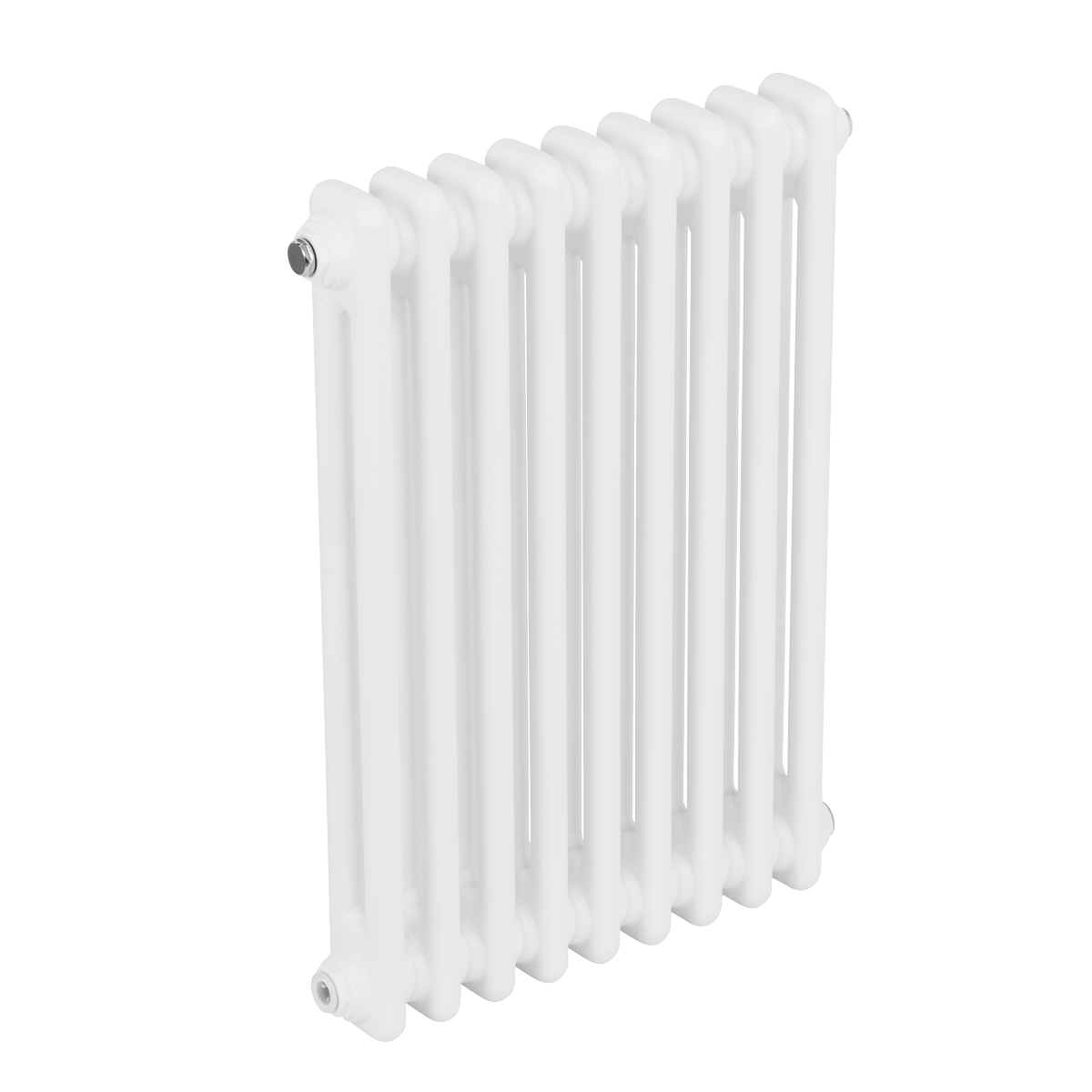 Sealey Baridi Horizontal Traditional 2 Column Radiator 600 x 427mm – White Model No-DH366